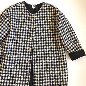 Vintage Anne Kleine Houndstooth Jacket, Size L